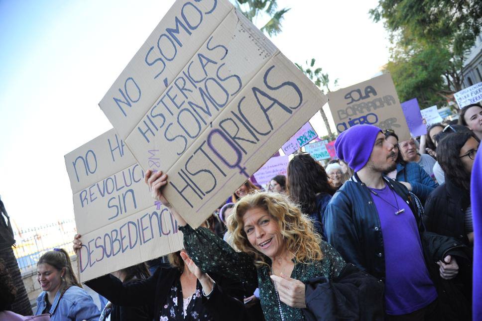Fotos: La marcha del 8M en Málaga, en imágenes