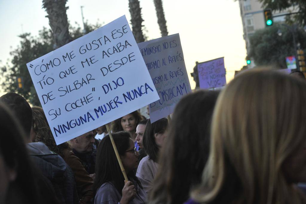 Fotos: La marcha del 8M en Málaga, en imágenes