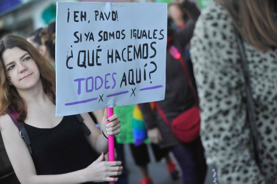 Fotos: La marcha del 8M en Málaga, en imágenes