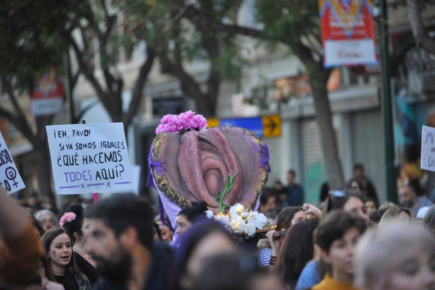 Fotos: La marcha del 8M en Málaga, en imágenes