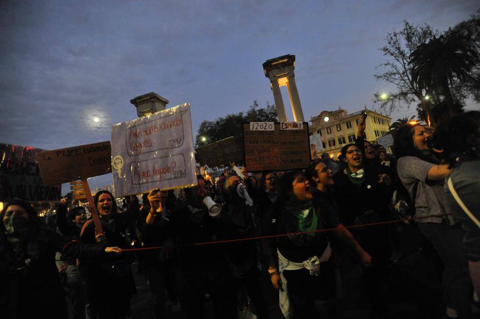 Fotos: La marcha del 8M en Málaga, en imágenes