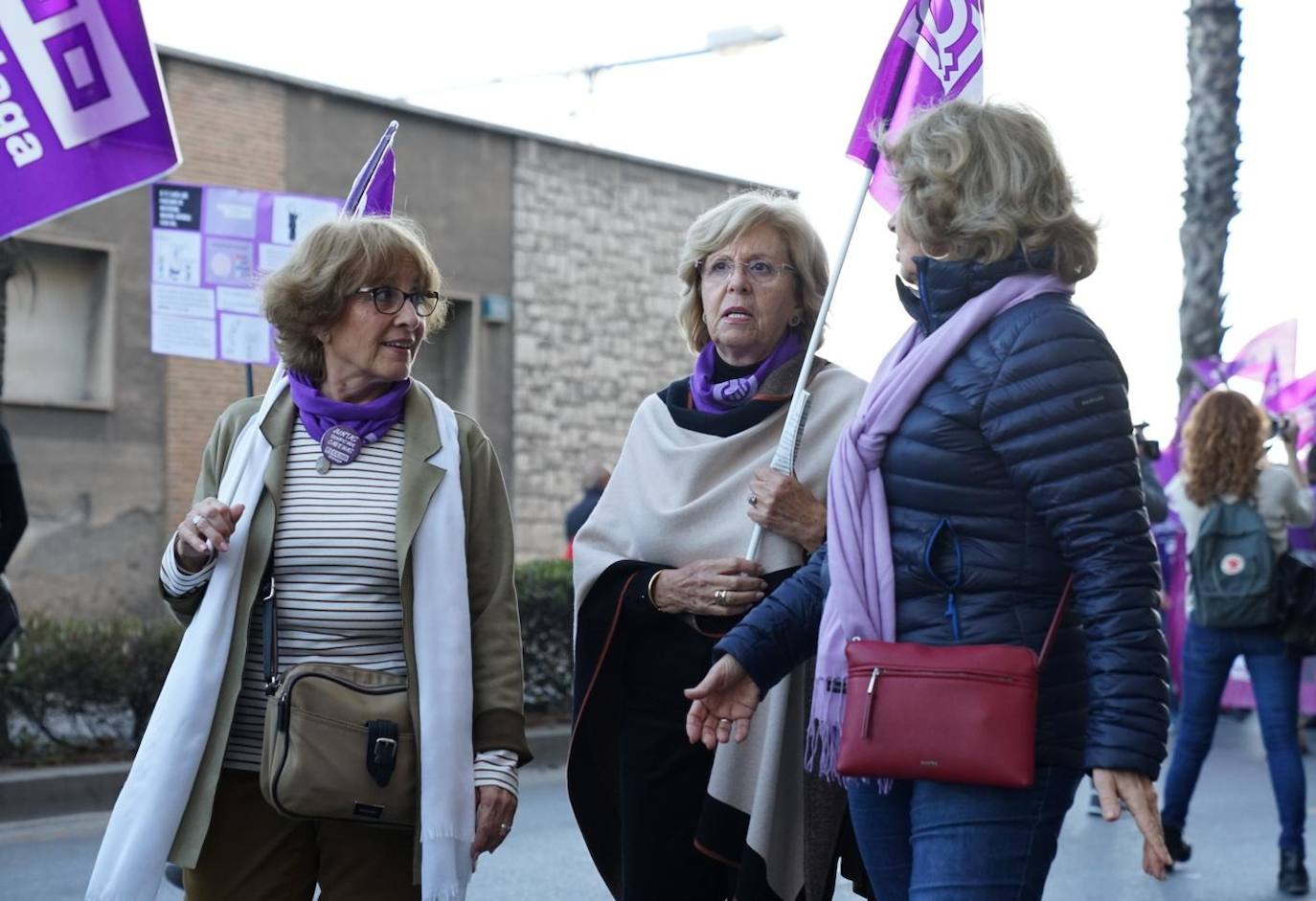 Fotos: La marcha del 8M en Málaga, en imágenes