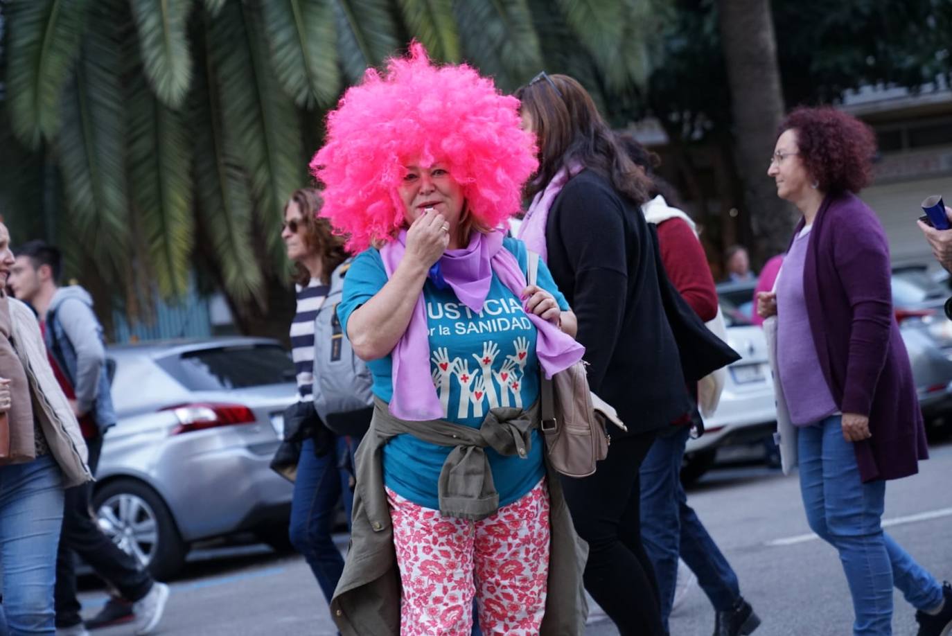 Fotos: La marcha del 8M en Málaga, en imágenes