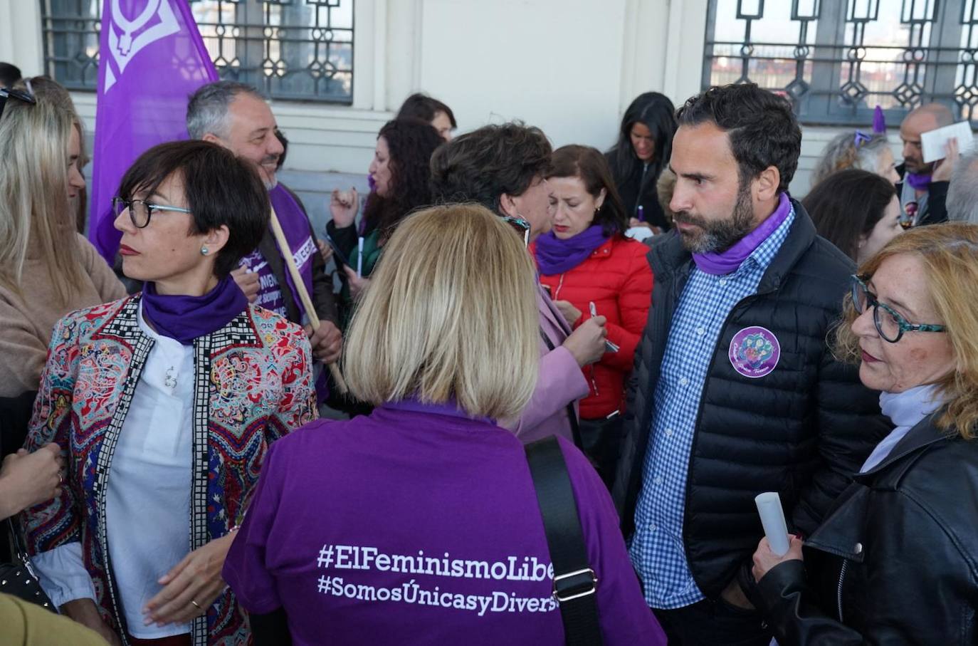 Fotos: La marcha del 8M en Málaga, en imágenes