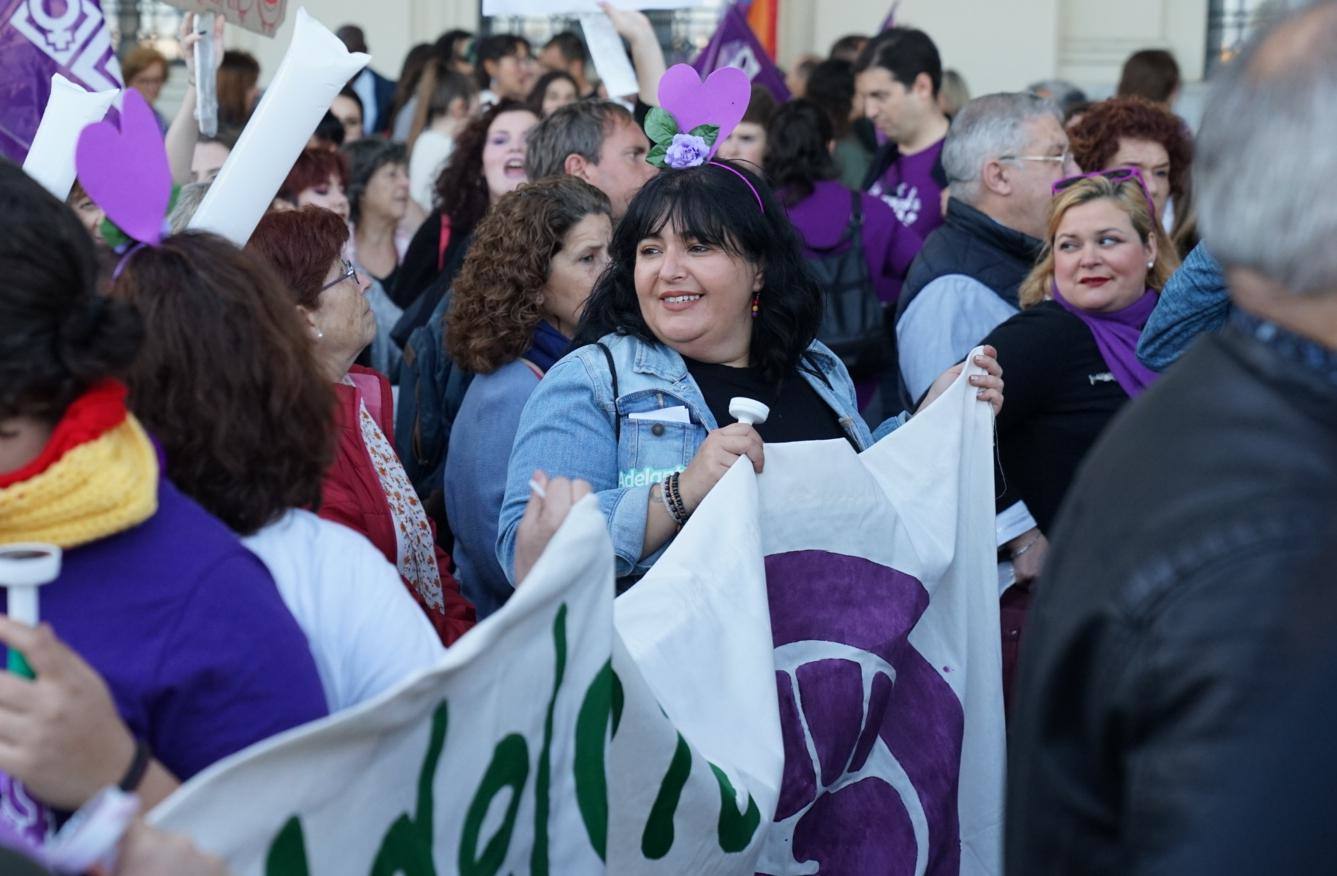 Fotos: La marcha del 8M en Málaga, en imágenes