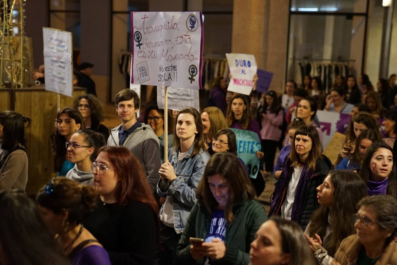 Fotos: La marcha del 8M en Málaga, en imágenes