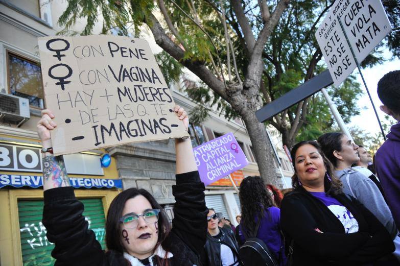 Fotos: La marcha del 8M en Málaga, en imágenes