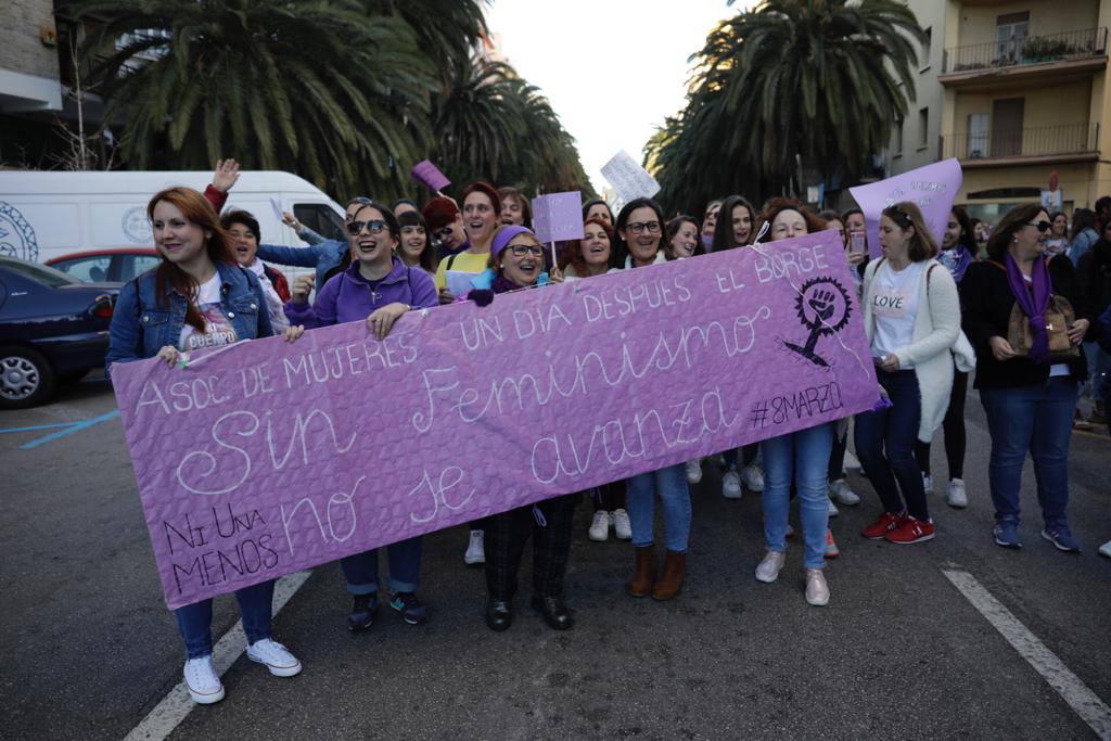 Fotos: La marcha del 8M en Málaga, en imágenes