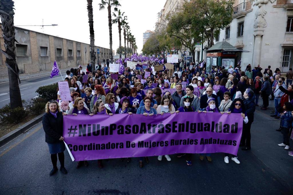 Fotos: La marcha del 8M en Málaga, en imágenes