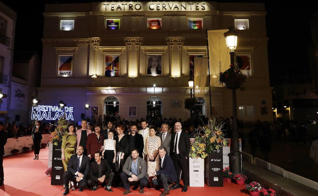 Presentación de una de las películas de la pasada edición del Festival de Málaga. 