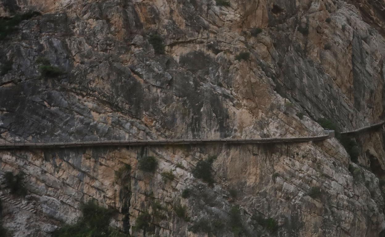 Vista del Caminito del Rey.