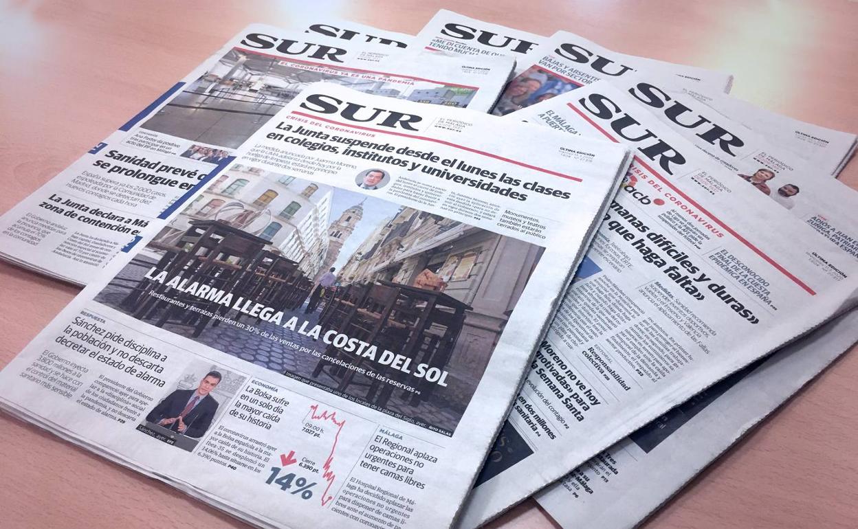 SUR mantiene su compromiso con los lectores y distribuye hoy su edición impresa