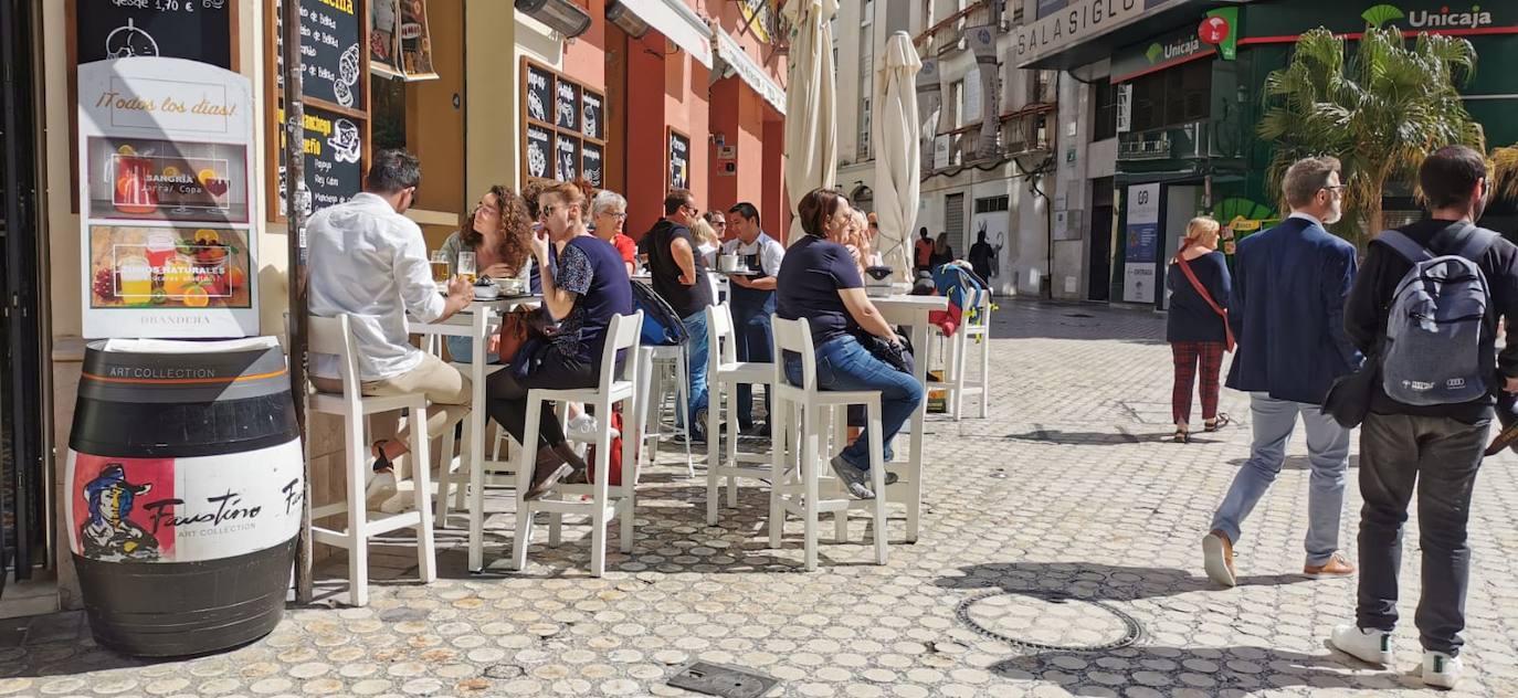 Aspecto de las terrazas del Centro