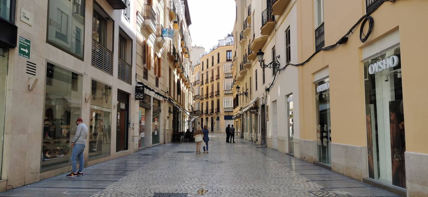 Calles del centro de Málaga