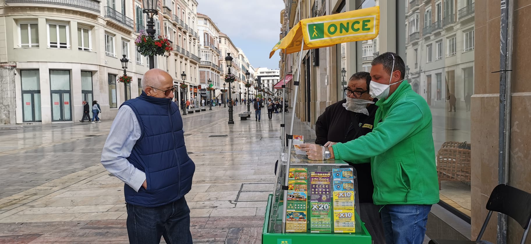 Ambiente en las calles del Centro.