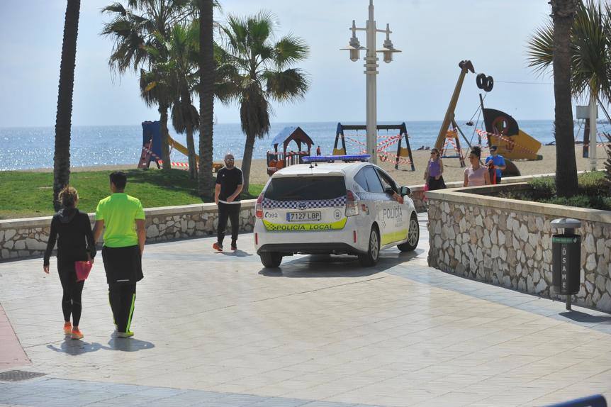 Zona del paseo marítimo de Poniente