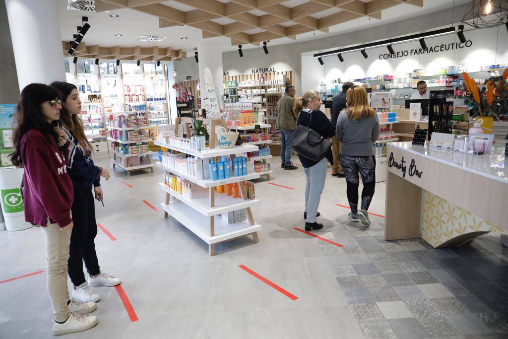 Distancia de seguridad en las farmacias