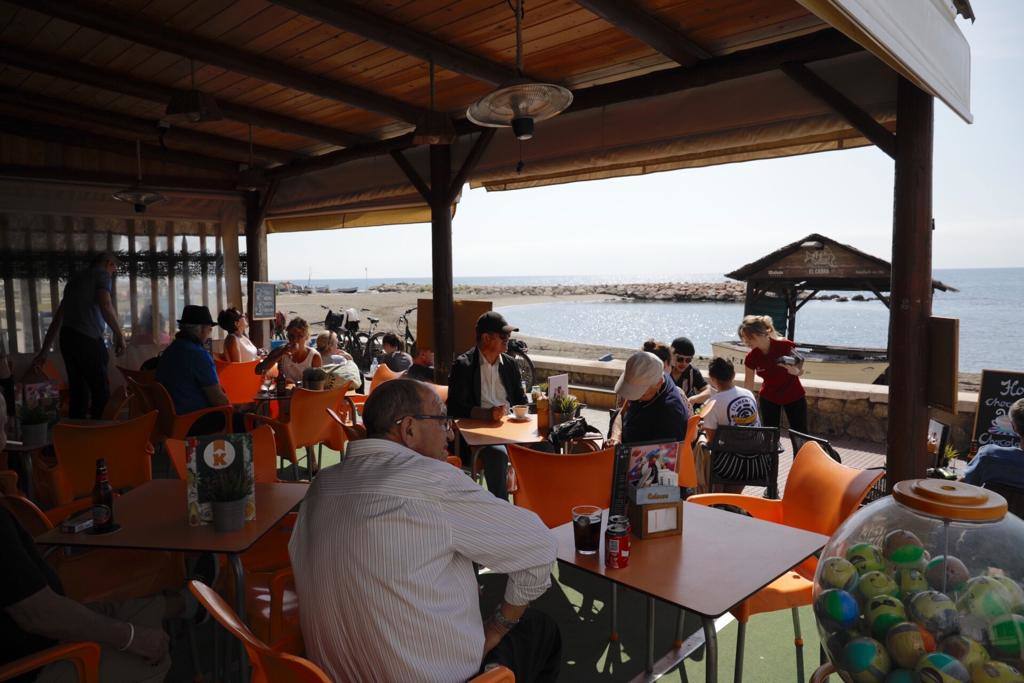 Ambiente en Pedregalejo y El Palo.