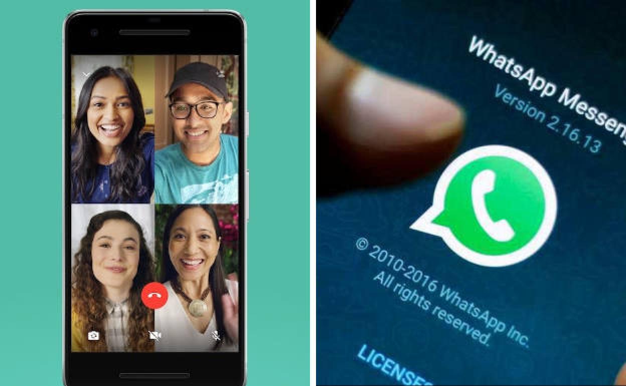 Las videollamadas a cuatro de WhatsApp, una herramienta útil ante la reclusión por el coronavirus