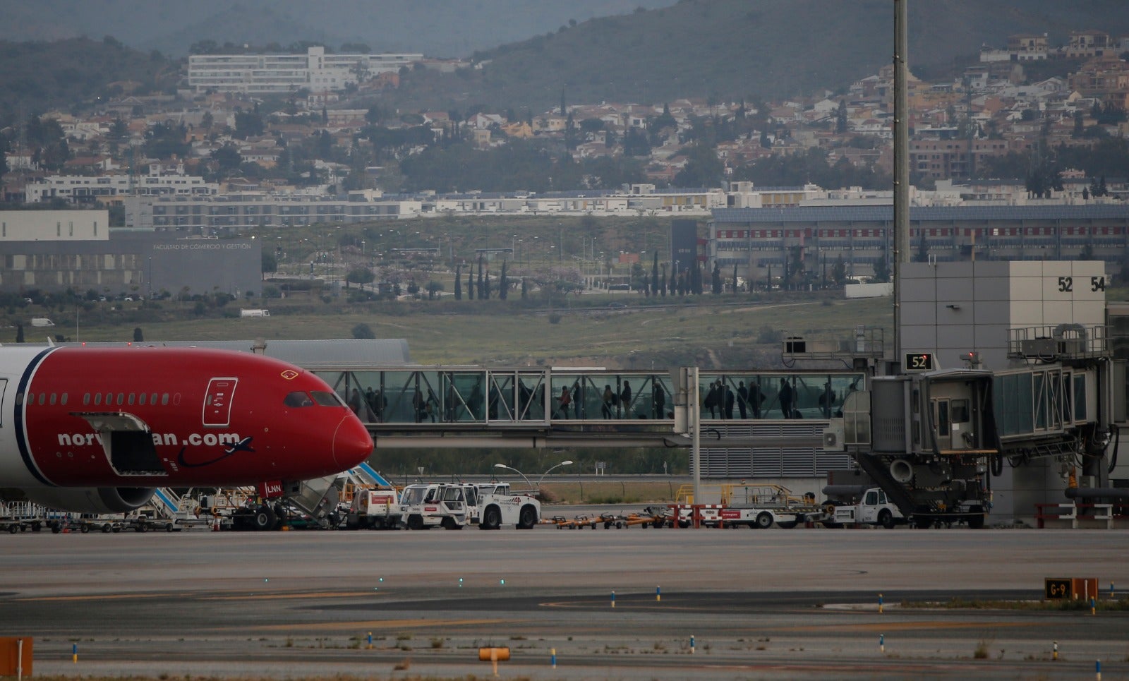 El aeropuerto de Málaga, en el tercer día de estado de alarma