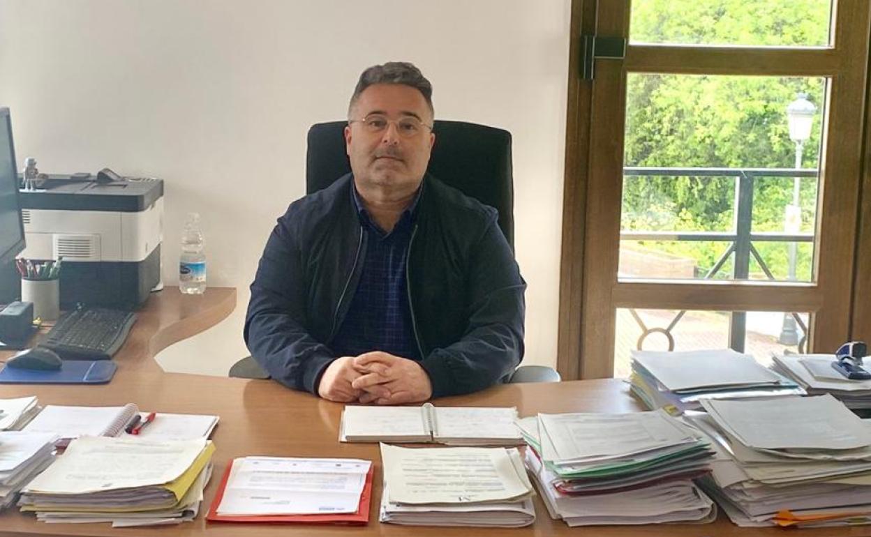 José Miguel Marín, en su despacho de la Alcaldía