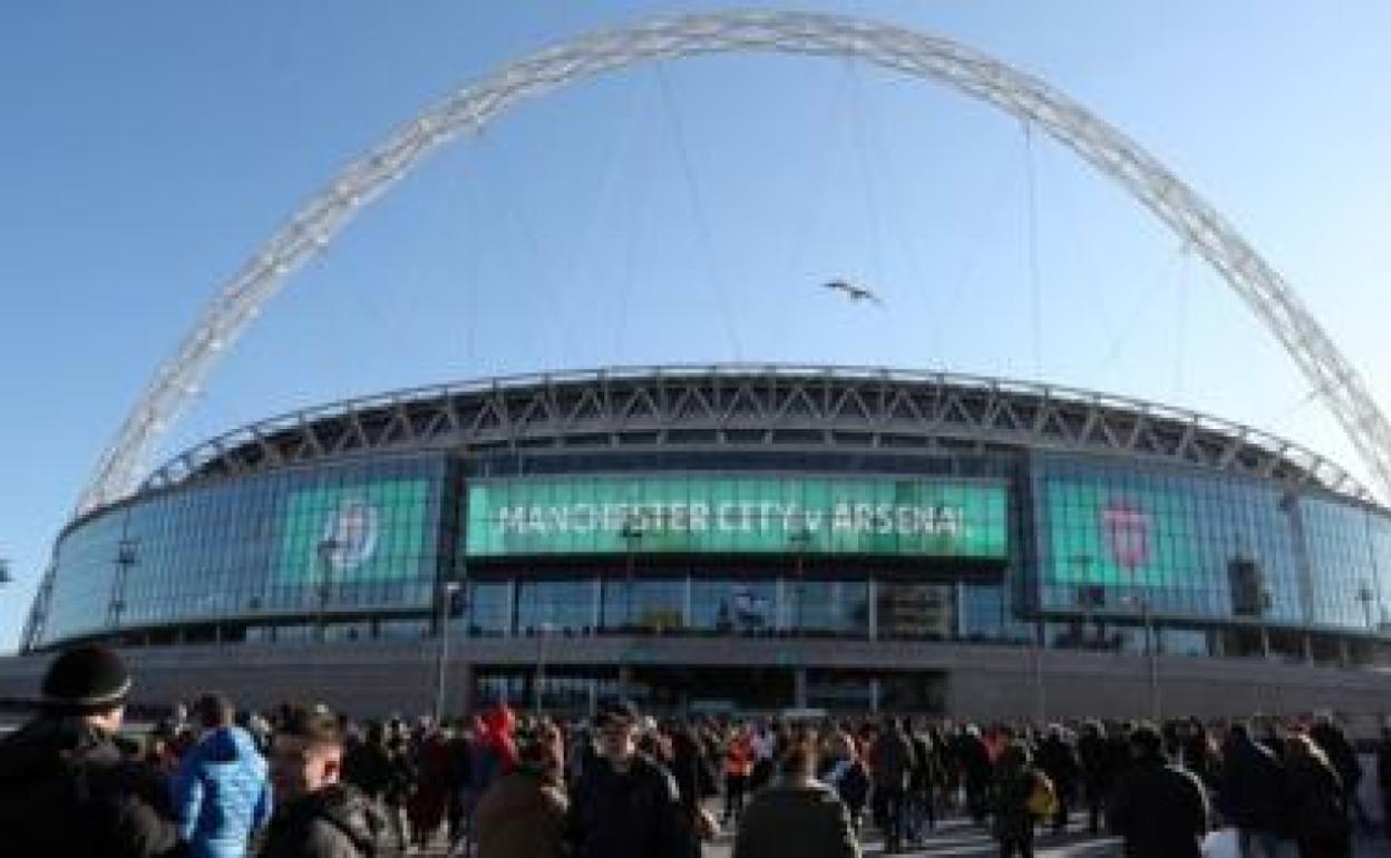 Estadio de Wembley, sede de la fase final de la próxima Eurocopa. 