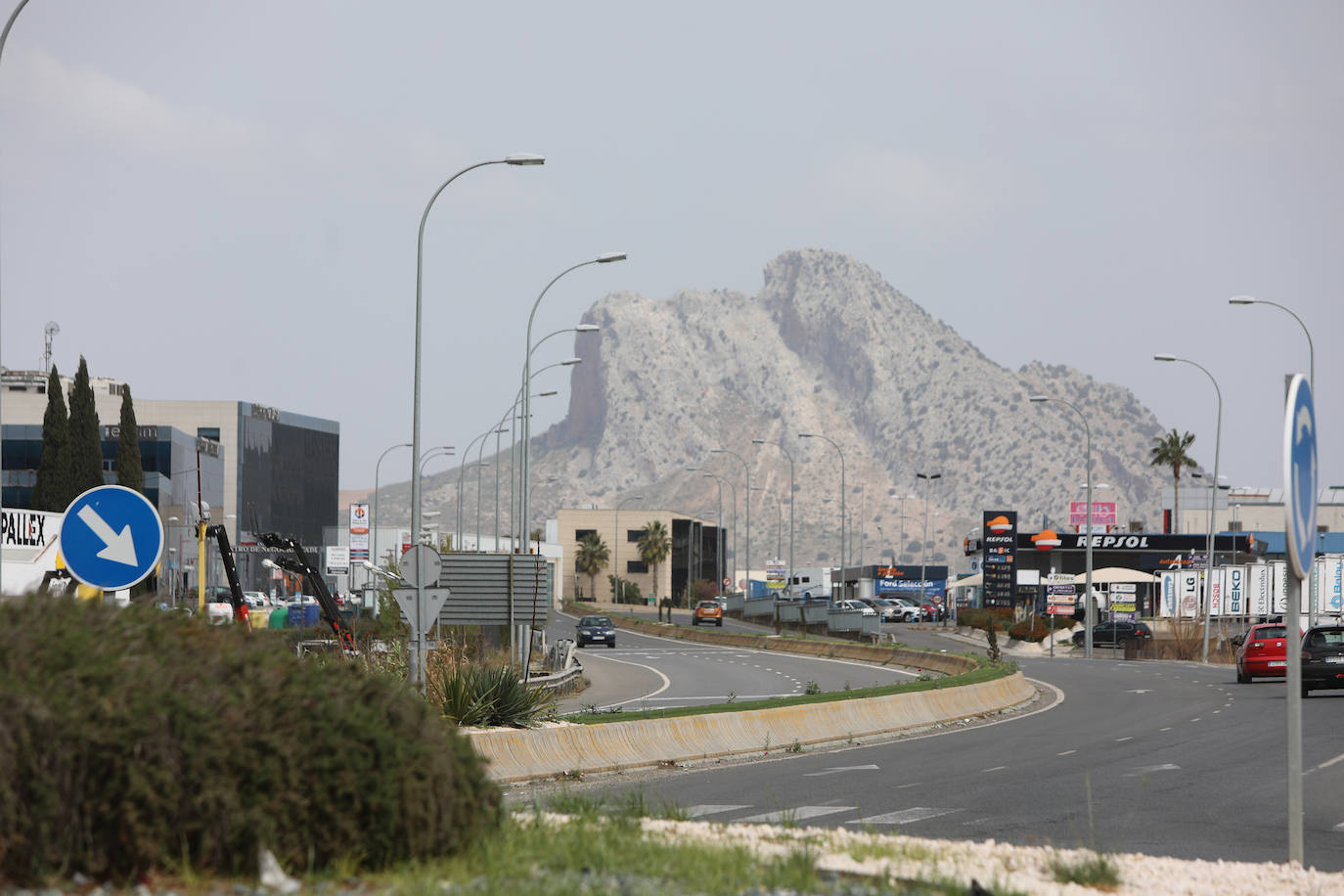 Así están las calles de Antequera