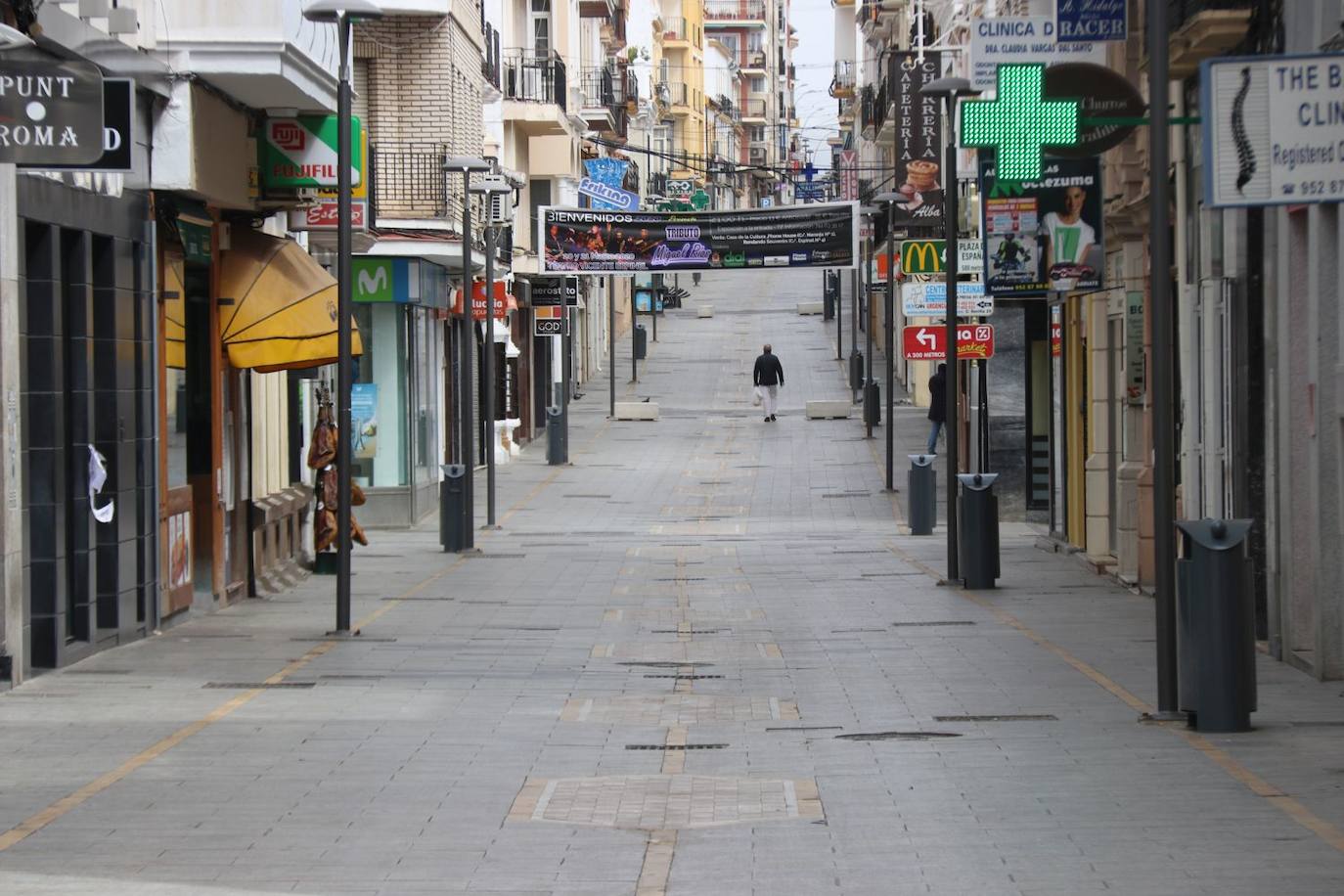 Así están las calles y locales de Ronda por la cuarentena