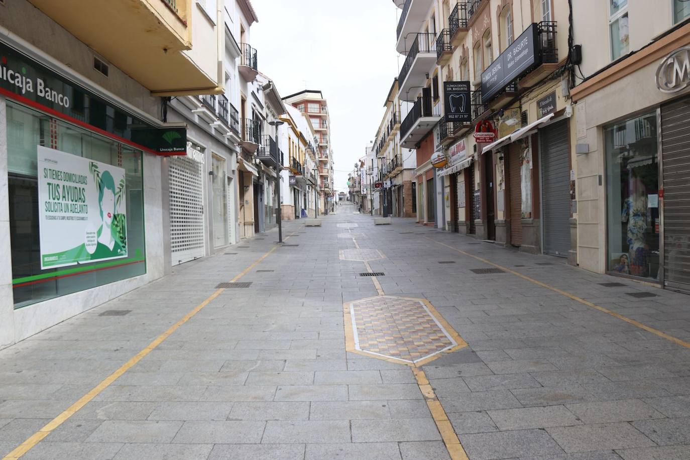 Así están las calles y locales de Ronda por la cuarentena