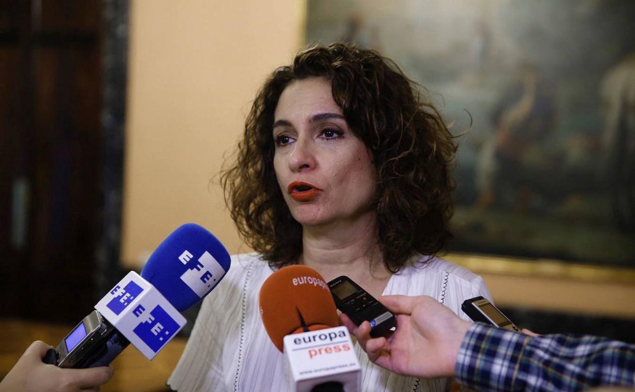 María Jesús Montero, ministra de Hacienda. 