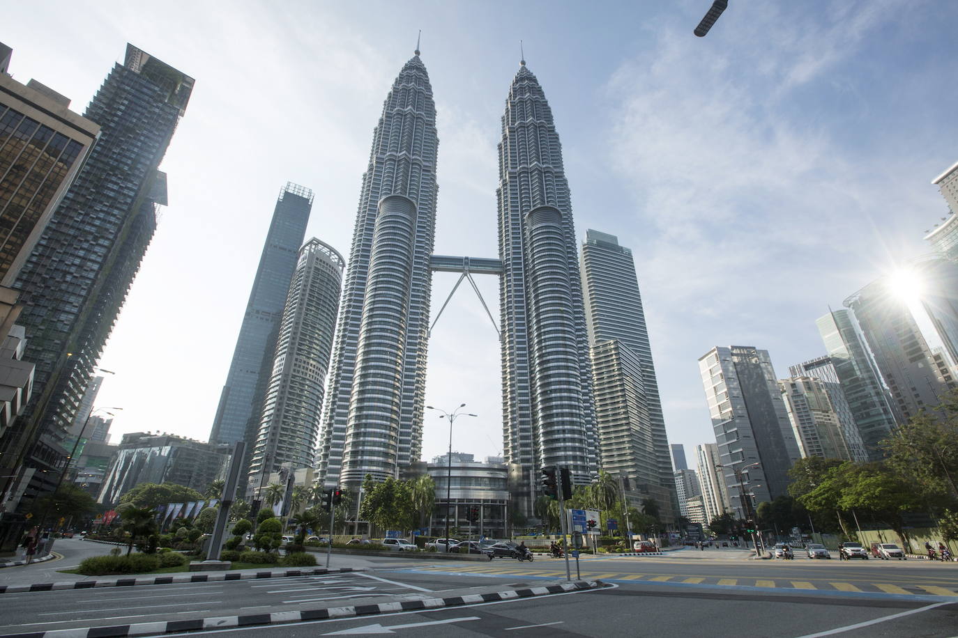 Torres Petronas en Kuala Lumpur, Malasia.