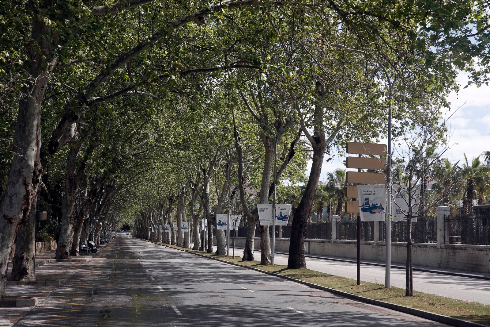 Así ha amanecido la capital este sábado.