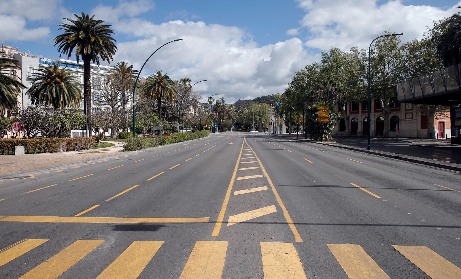 Así ha amanecido la capital este sábado.