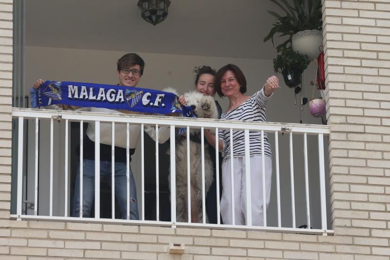 Bloques y recintos privados tiran de imaginación durante la cuarentena para mantener el ánimo y no perder el contacto con los vecinos