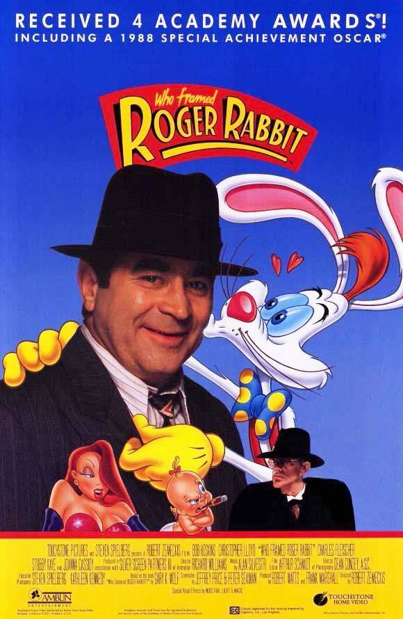 '¿Quién engañó a Roger Rabbit?' (1988). Una mezcla de animación y personajes reales en un clásico de los 80.