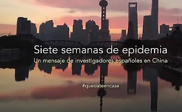 Vídeo preparado por los investigadores españoles en China. 