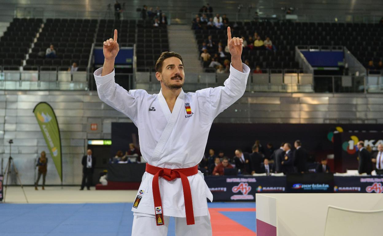 Quintero, en la Premier League de Madrid de 2019, cuando consiguió su plaza para Tokio.