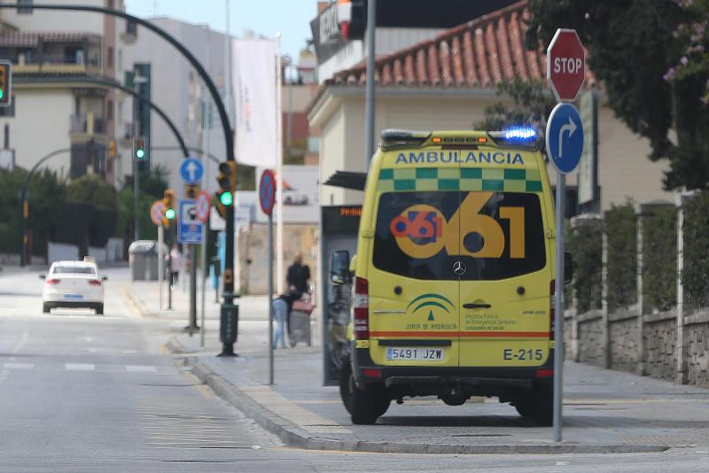Malagueños haciendo la compra con sus mascarillas.