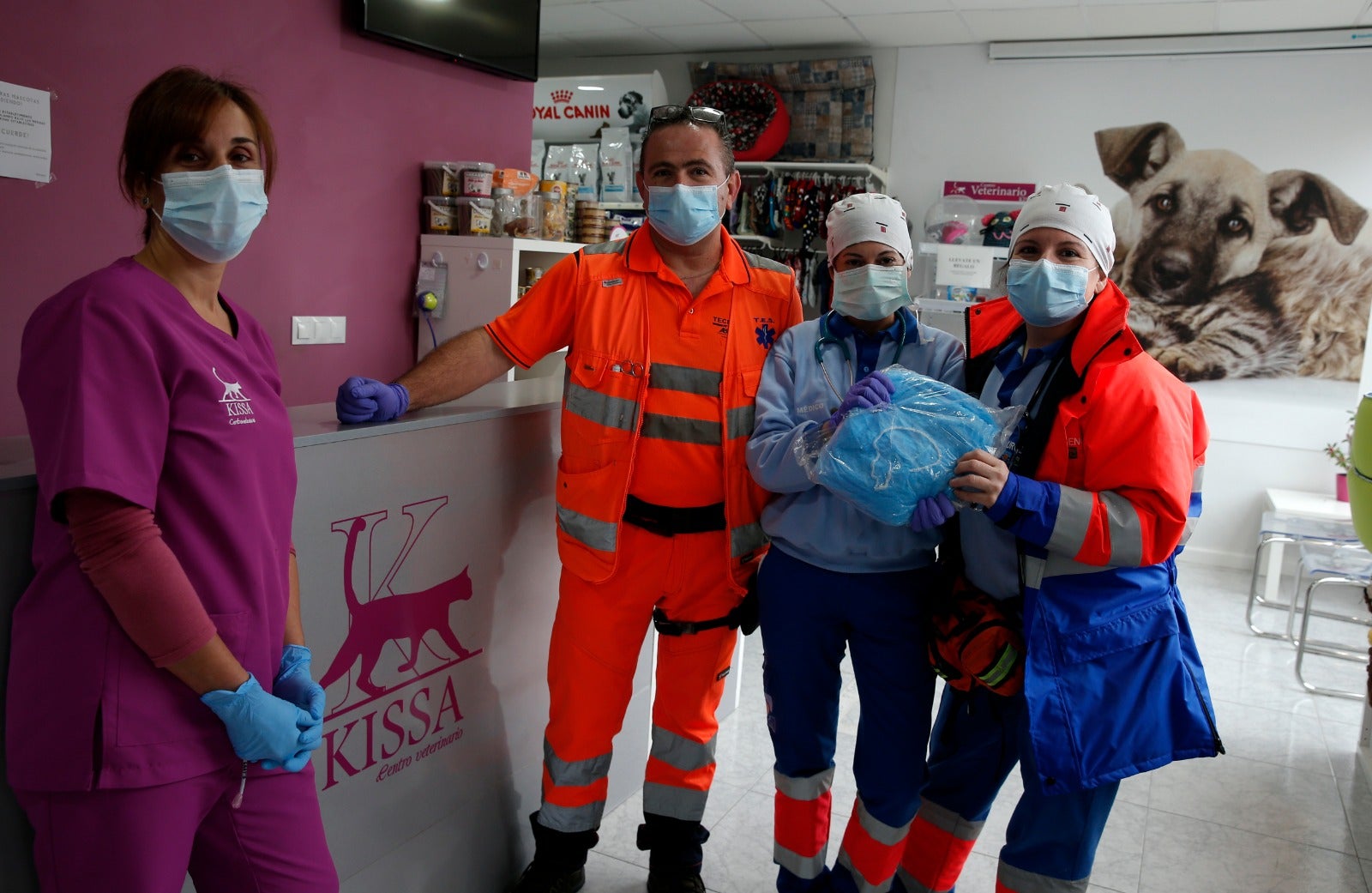 Donaciones a sanitarios