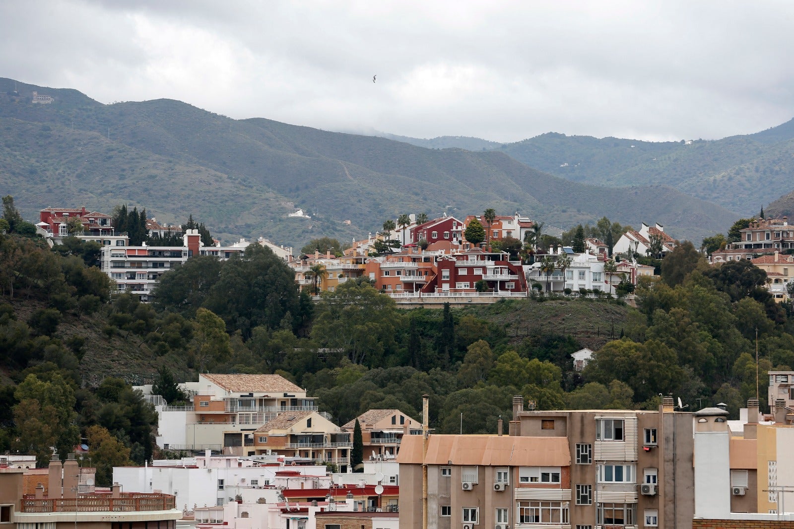 Vistas de Málaga en estado de alarma.