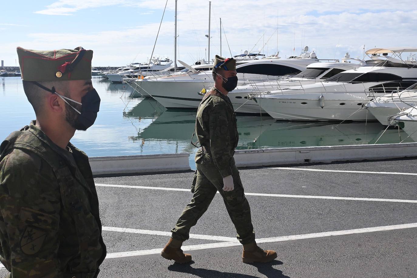 La Legión, en Puerto Banús.