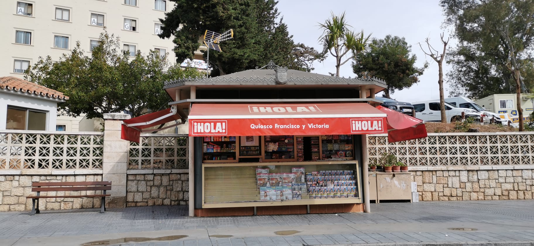 Muchos quioscos permanecen abiertos.