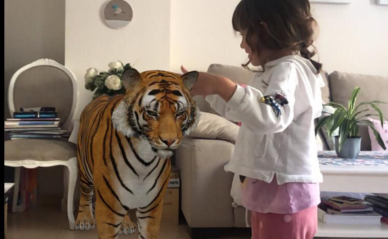 El truco de Google para ver un tiburón o un tigre en 3D en el salón de tu  casa