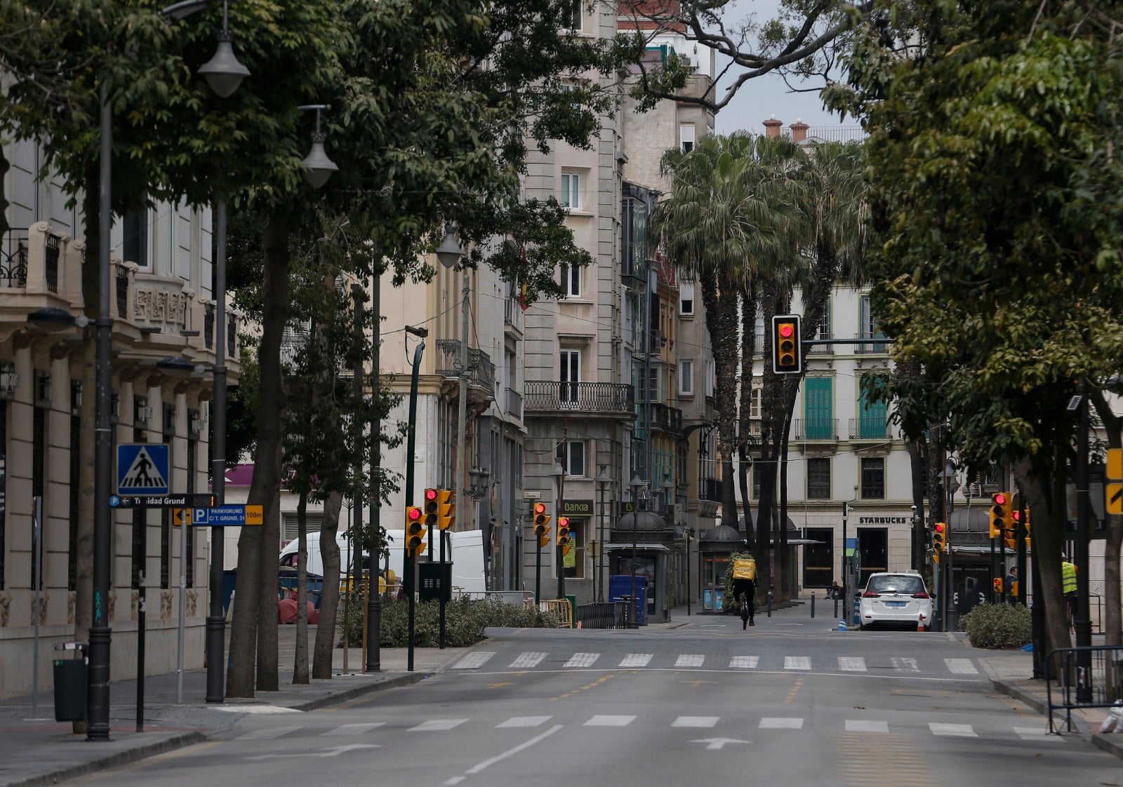 La Málaga vaciada: así se muestra una capital en Estado de Alarma