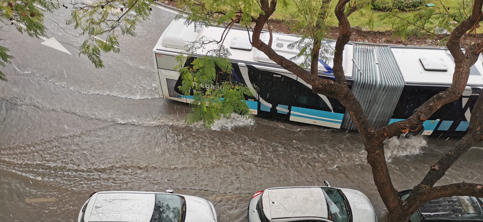 Bomberos y Protección Civil intervienen por pequeñas inundaciones en Campanillas