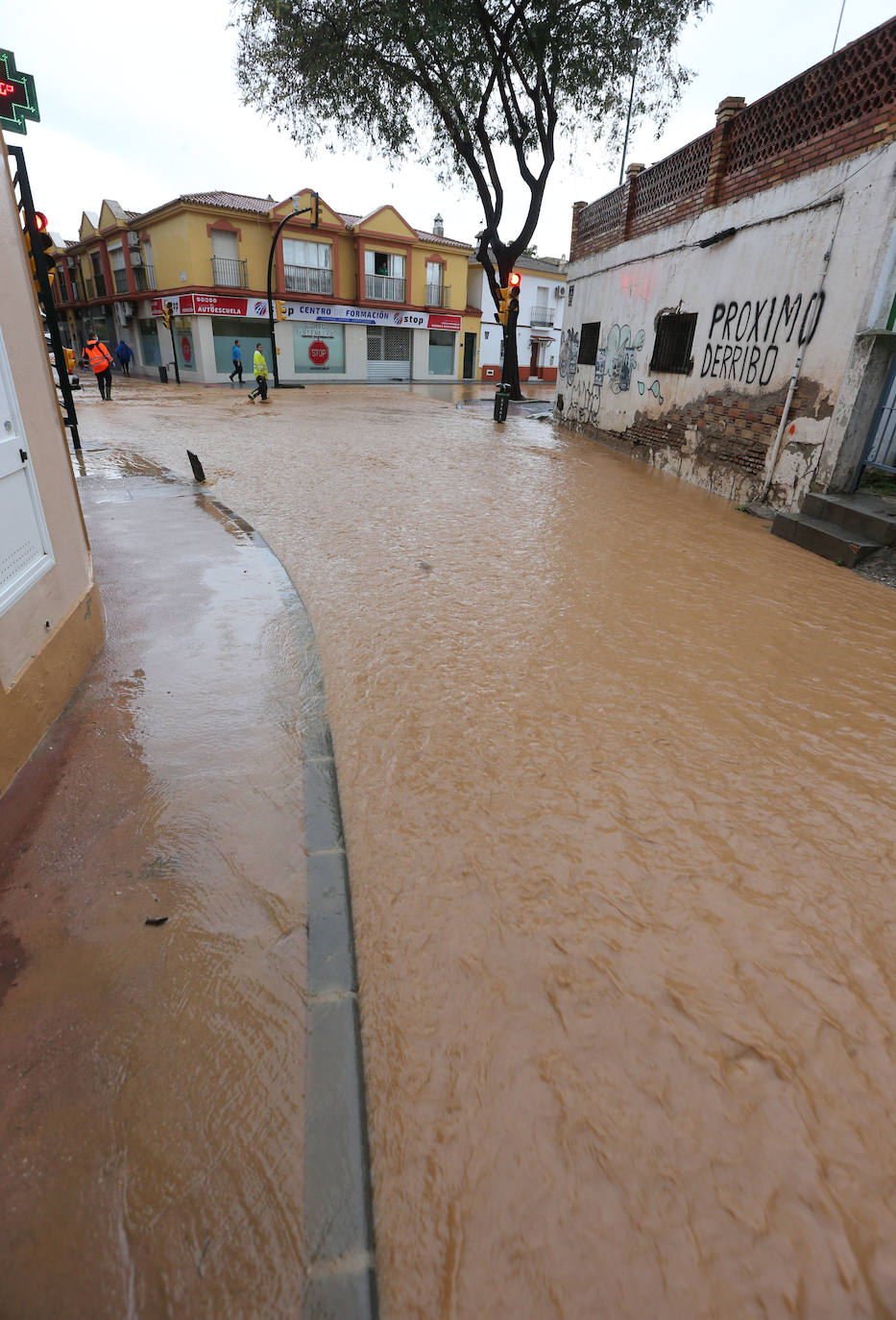 Situación este martes en Campanillas