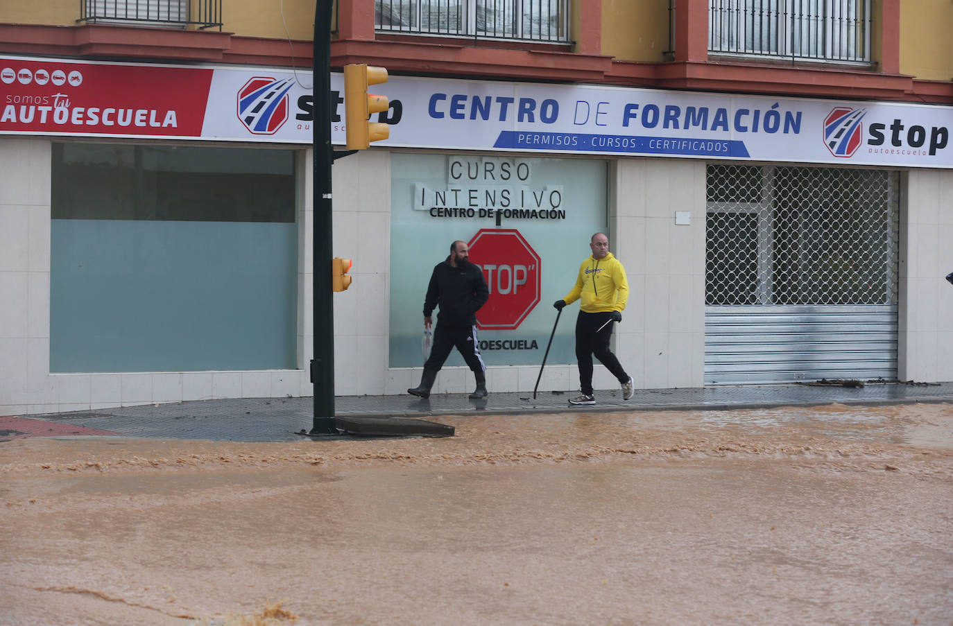 Situación este martes en Campanillas