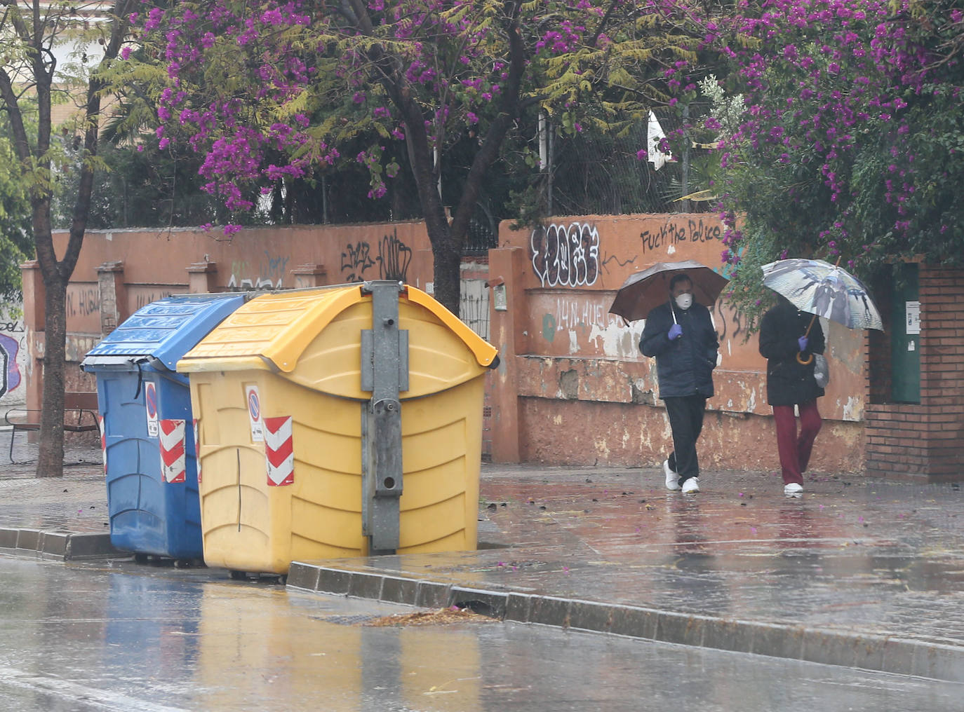 Situación este martes en Campanillas