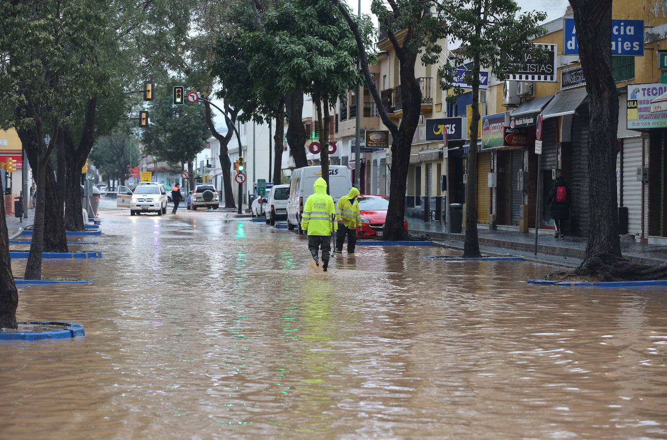 Situación este martes en Campanillas