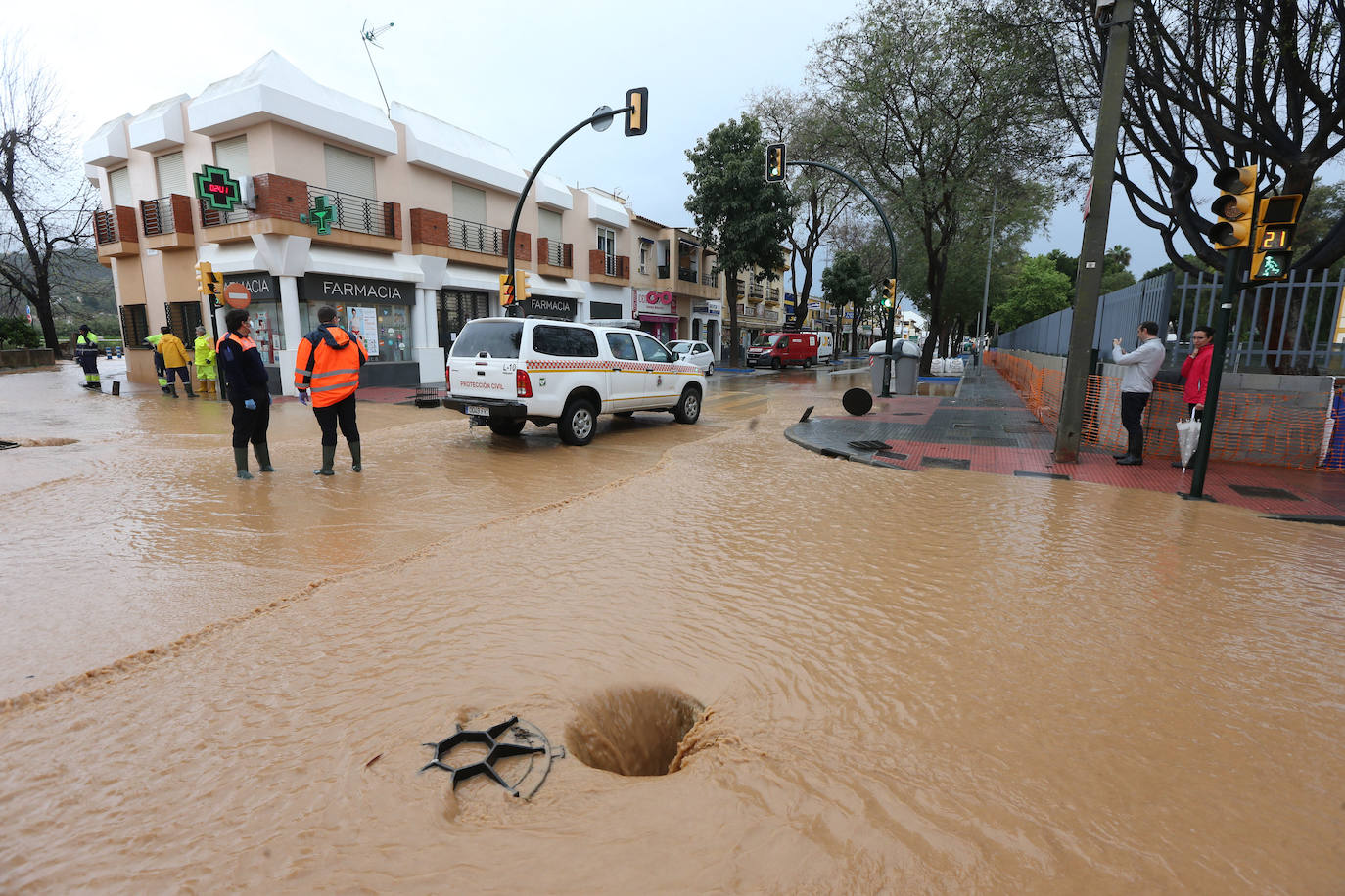 Situación este martes en Campanillas